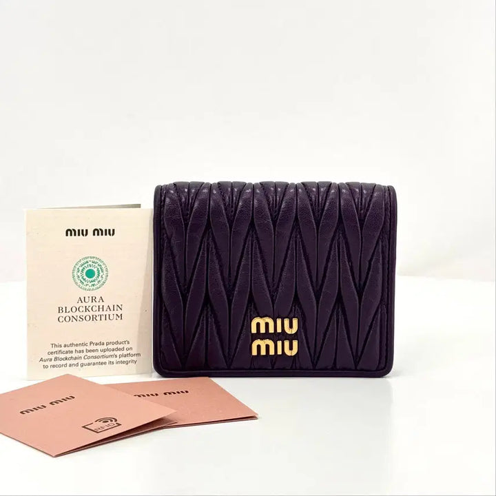 [BUNJANG] Miu Miu Matelassé Leather Women&
