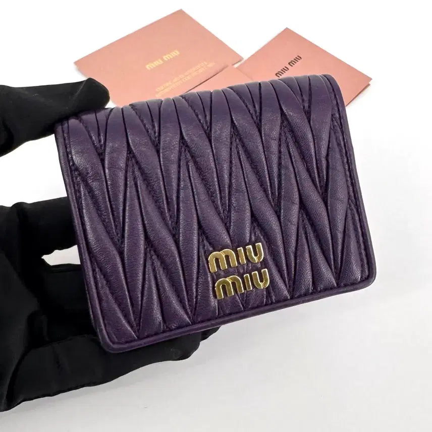 [BUNJANG] Miu Miu Matelassé Leather Women&