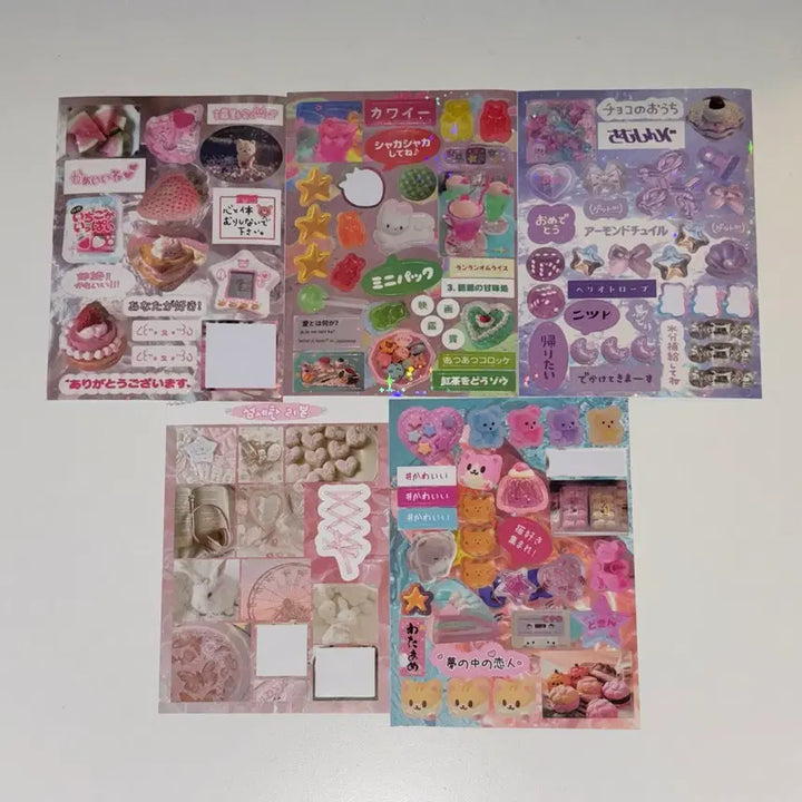 [BUNJANG] Assorted Stickers Bundle Set / 다꾸 스티커8 일괄판매