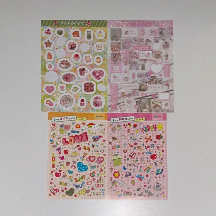 [BUNJANG] Assorted Stickers Bundle Set / 다꾸 스티커8 일괄판매