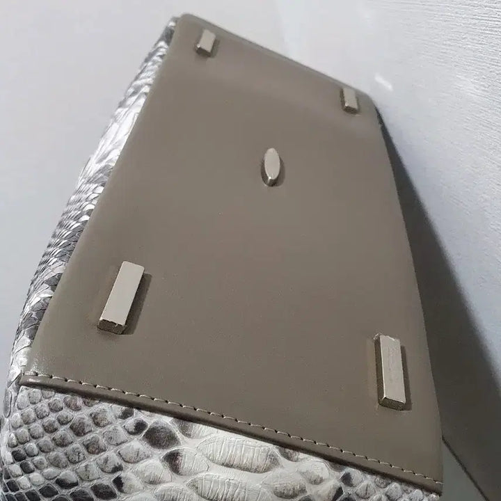 [BUNJANG] Jalmoi Shoulder/Tote Bag (Real Python) Purple Handle / 잘모이 숄더백 / 토트백 퍼플 핸들(리얼파이톤)