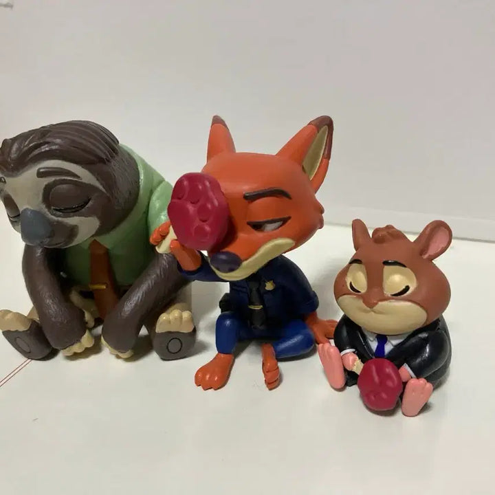 [BUNJANG] Disney Zootopia Nick Flash Lemming Figure Bundle Set / 디즈니 주토피아 닉 플래시 레밍 가챠 피규어 (일괄)
