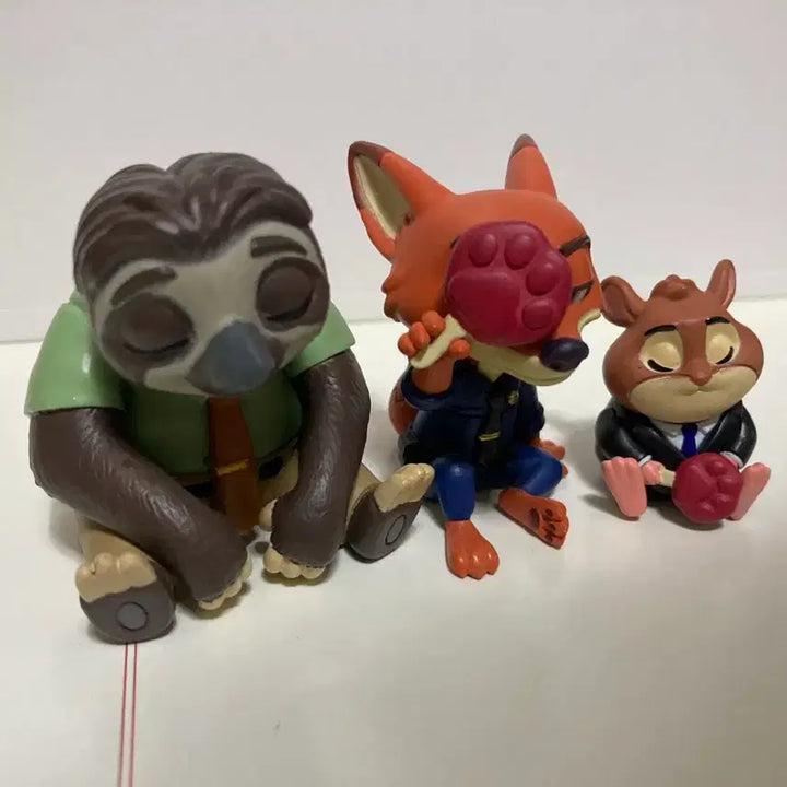 [BUNJANG] Disney Zootopia Nick Flash Lemming Figure Bundle Set / 디즈니 주토피아 닉 플래시 레밍 가챠 피규어 (일괄)