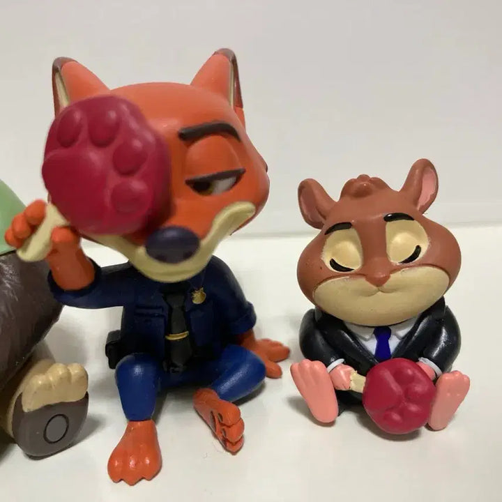 [BUNJANG] Disney Zootopia Nick Flash Lemming Figure Bundle Set / 디즈니 주토피아 닉 플래시 레밍 가챠 피규어 (일괄)