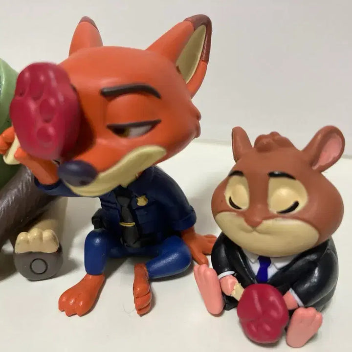 [BUNJANG] Disney Zootopia Nick Flash Lemming Figure Bundle Set / 디즈니 주토피아 닉 플래시 레밍 가챠 피규어 (일괄)