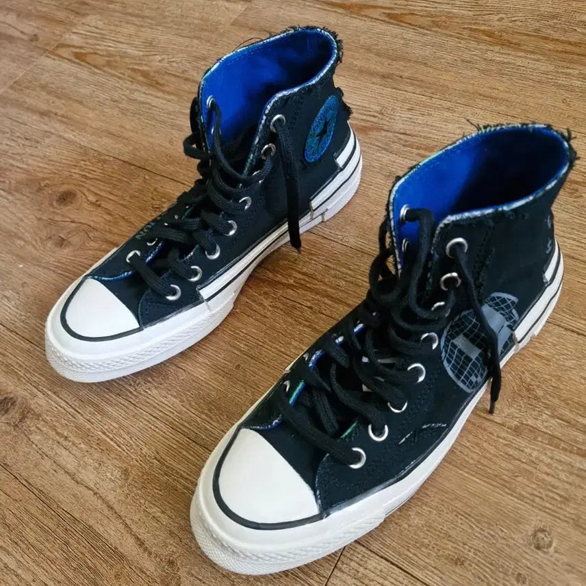 [BUNJANG] Converse High-Top Sneakers / 컨버스 블랙 하이탑 스니커즈