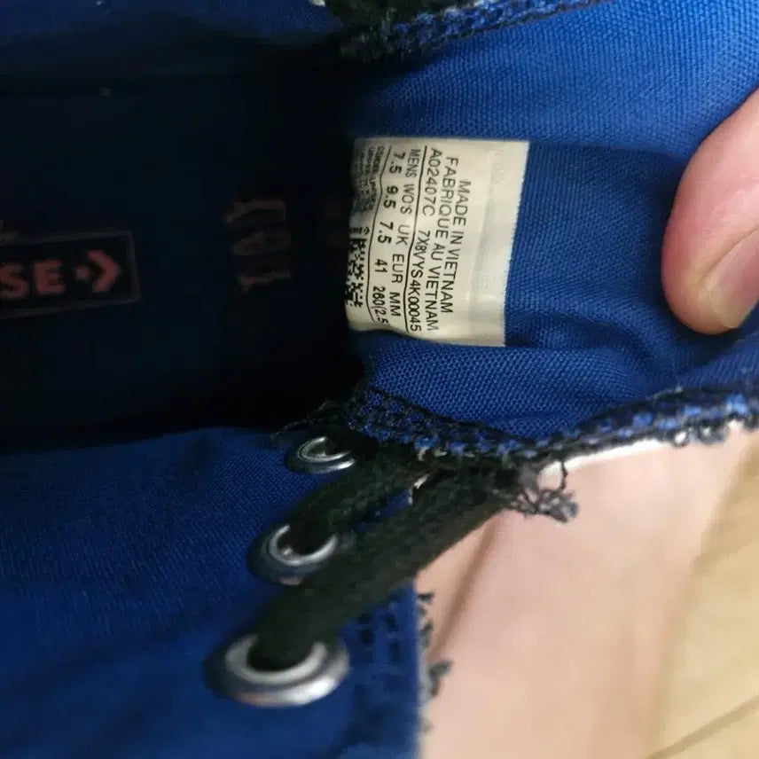 [BUNJANG] Converse High-Top Sneakers / 컨버스 블랙 하이탑 스니커즈