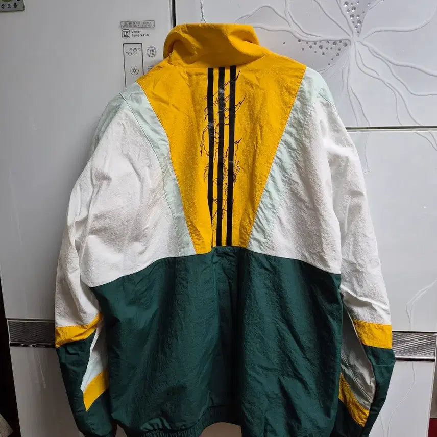 [BUNJANG] Adidas Black Skateboard Pattern Jacket XL / 아디다스 블랙 스케이트보드 패턴 양면 자켓XL