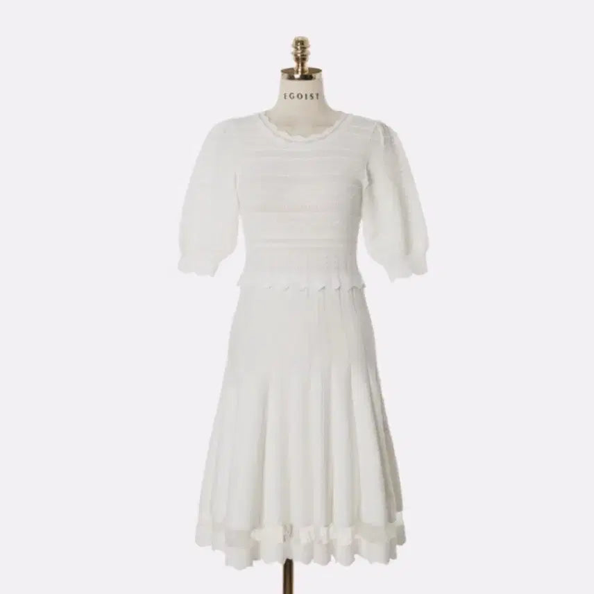[BUNJANG] Egoist Lace Knit Dress / 에고이스트 레이스 니트 원피스