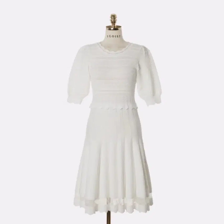 [BUNJANG] Egoist Lace Knit Dress / 에고이스트 레이스 니트 원피스