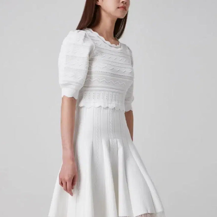 [BUNJANG] Egoist Lace Knit Dress / 에고이스트 레이스 니트 원피스