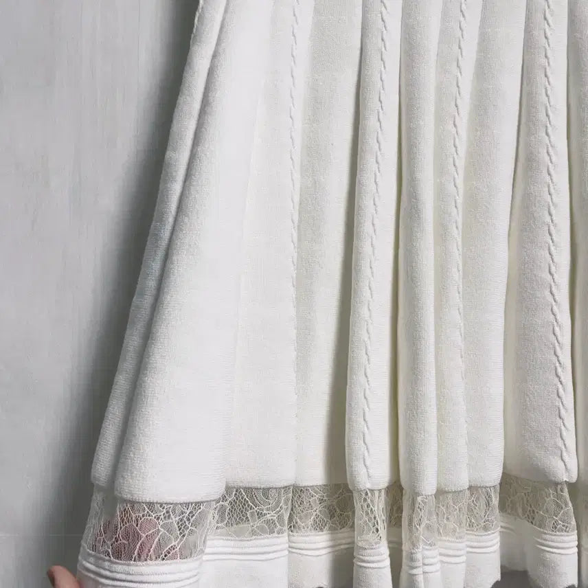 [BUNJANG] Egoist Lace Knit Dress / 에고이스트 레이스 니트 원피스