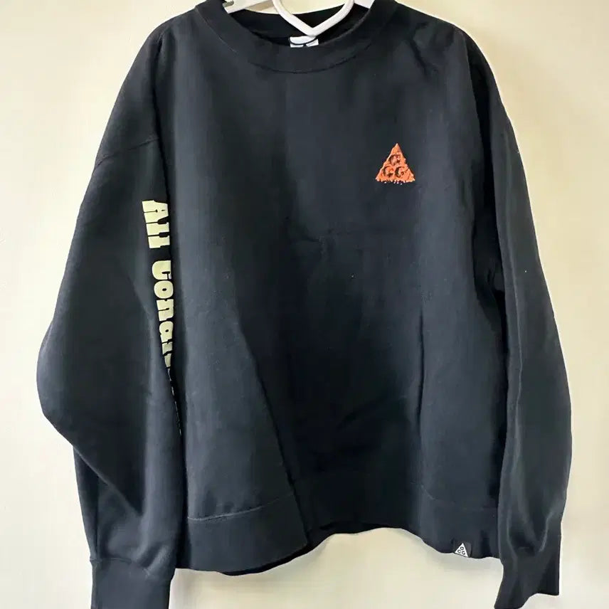 [BUNJANG] Nike ACG Black Sweatshirt / (XL)나이키 ACG 블랙 맨투맨 티셔츠