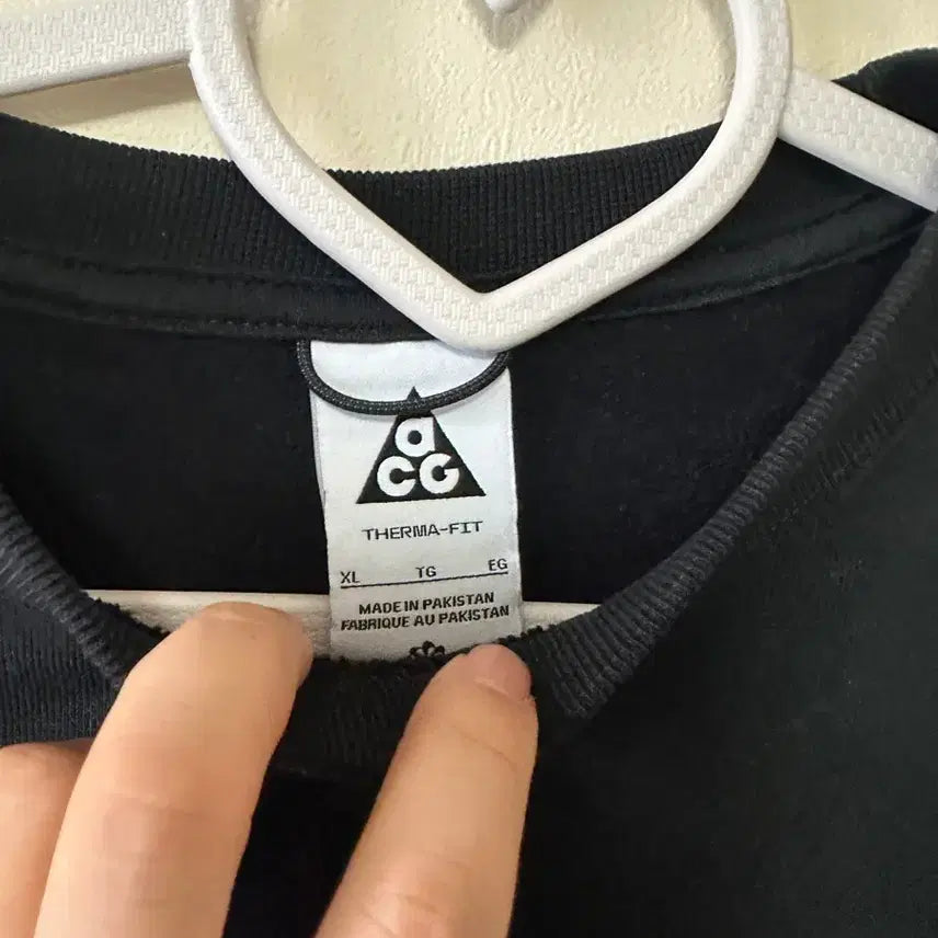 [BUNJANG] Nike ACG Black Sweatshirt / (XL)나이키 ACG 블랙 맨투맨 티셔츠