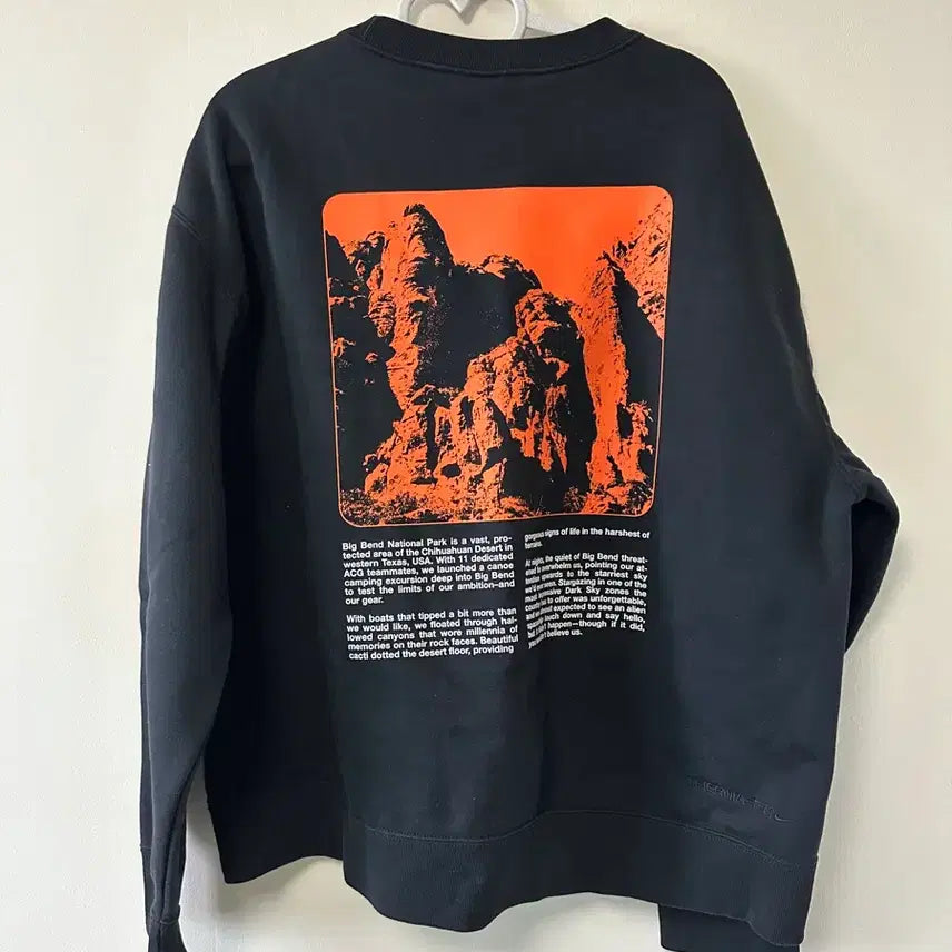 [BUNJANG] Nike ACG Black Sweatshirt / (XL)나이키 ACG 블랙 맨투맨 티셔츠