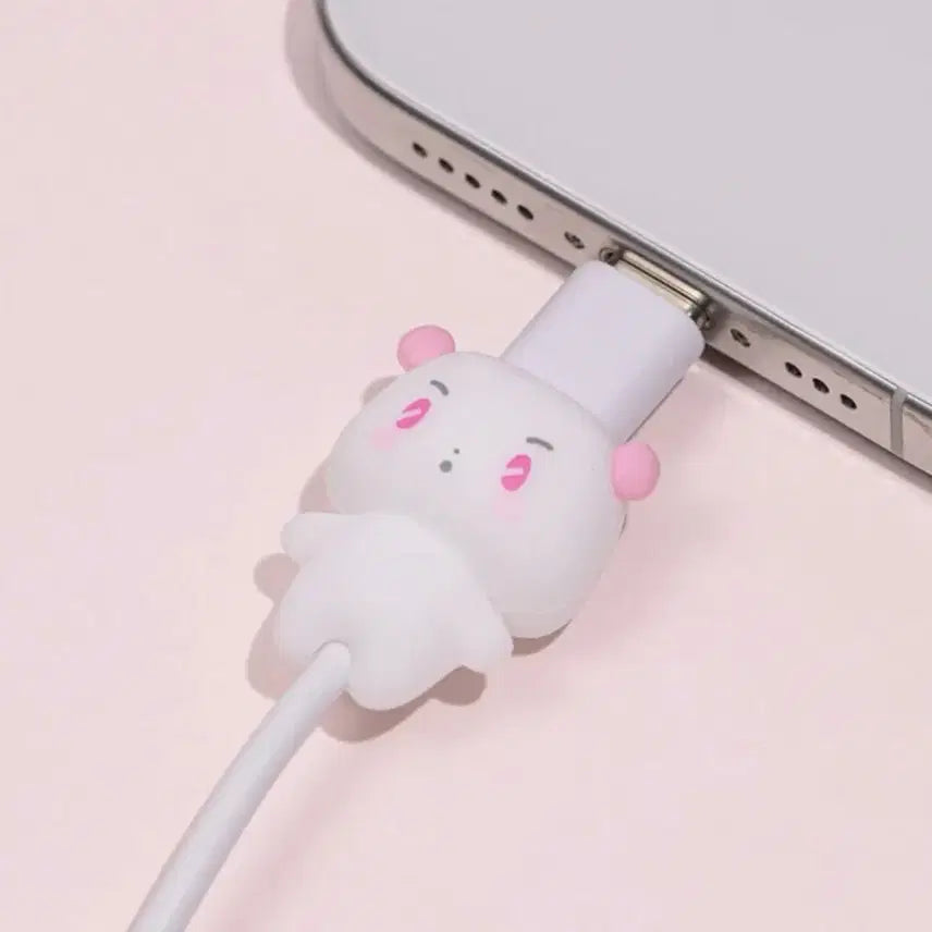 [BUNJANG] PLAVE MMEEMM Line Cable Protector Connector (Sealed) / 미개봉) 플레이브 므메미무 라인 케이블 보호캡 커넥터