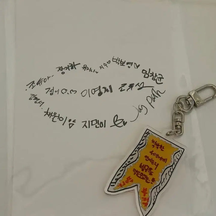 [BUNJANG] Lee Youngji Bbanggu Zodiac Keyring/Postcard / 차린건 쥐뿔도 없지만 이영지 방구 부적 키링/엽서 팝니다