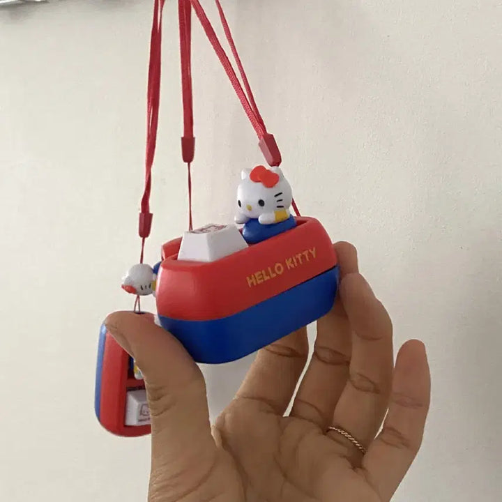 [BUNJANG] Sanrio Hello Kitty LED Car Keycap / (미개봉)산리오 헬로키티 자동차 LED 키캡키링