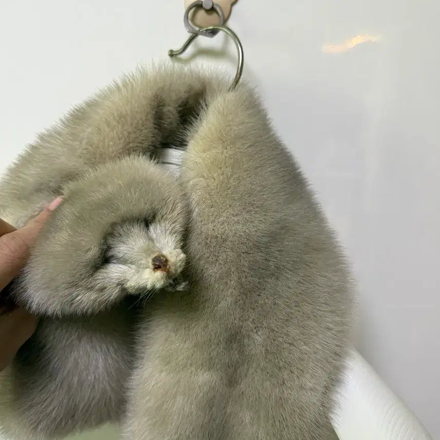 [BUNJANG] Mink Scarf / 밍크 목도리