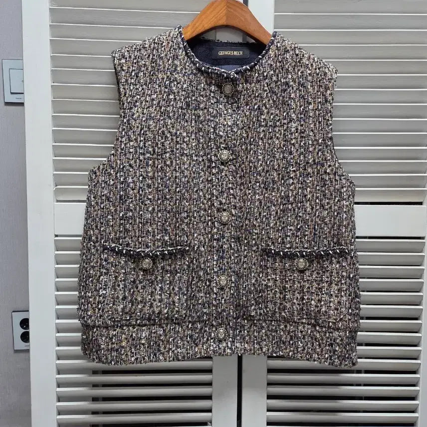 [BUNJANG] Georges Rech Tweed Vest / 조르쥬레쉬  트위드조끼