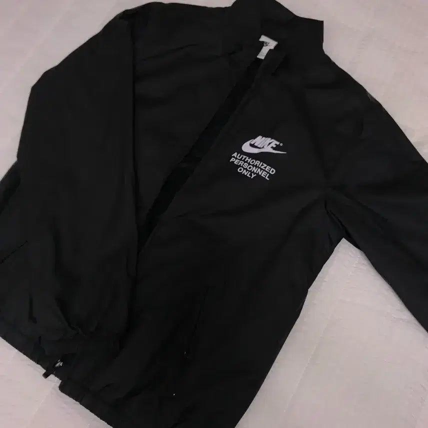 [BUNJANG] Nike Full-Zip Woven Jacket Black / 나이키 풀집 우븐 자켓 블랙