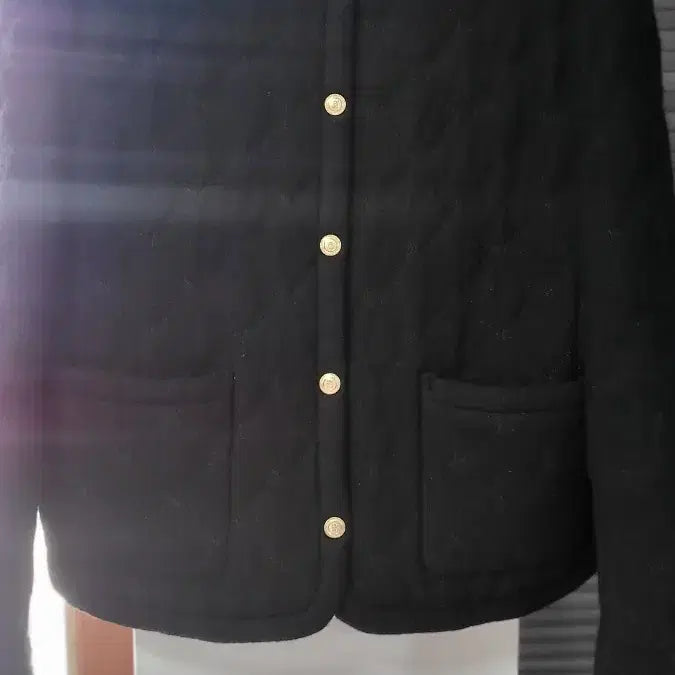 [BUNJANG] On&On Black Quilted Jacket / 온앤온 블랙 퀼팅 자켓
