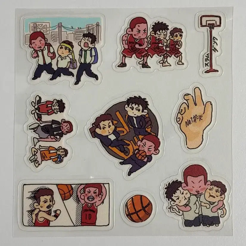 [BUNJANG] Gogoma Slam Dunk Sticker Bundle Set / 고고마님 슬램덩크 스티커 전종일괄