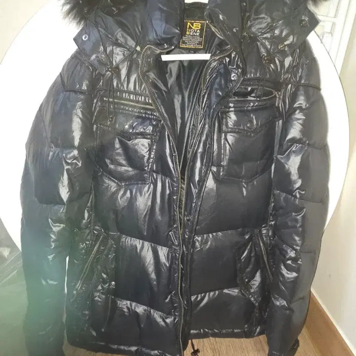 [BUNJANG] Vintage Black Semi-Gloss Padded Jacket / 빈티지 블랙 반유광 패딩 점퍼