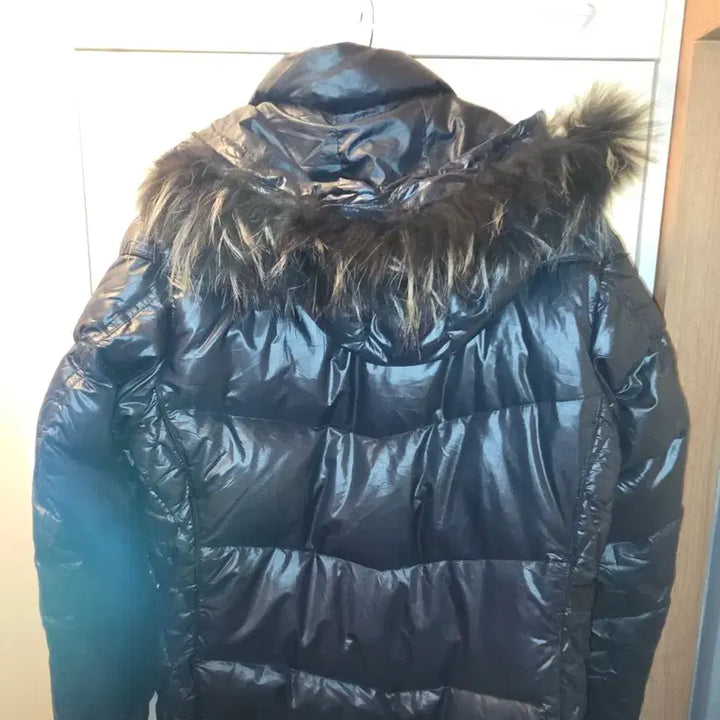 [BUNJANG] Vintage Black Semi-Gloss Padded Jacket / 빈티지 블랙 반유광 패딩 점퍼