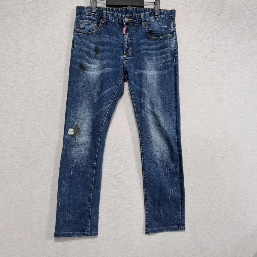 [BUNJANG] Dsquared2 31-32 Inch Denim Jeans / ㅡ 디스퀘어드2 데미지진 남 골반핏 31-32인치ㅡ0213