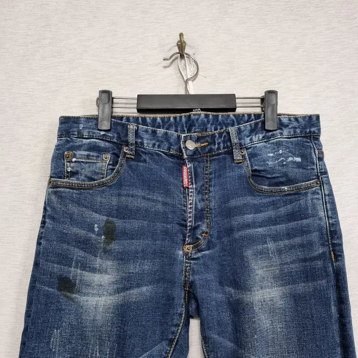 [BUNJANG] Dsquared2 31-32 Inch Denim Jeans / ㅡ 디스퀘어드2 데미지진 남 골반핏 31-32인치ㅡ0213