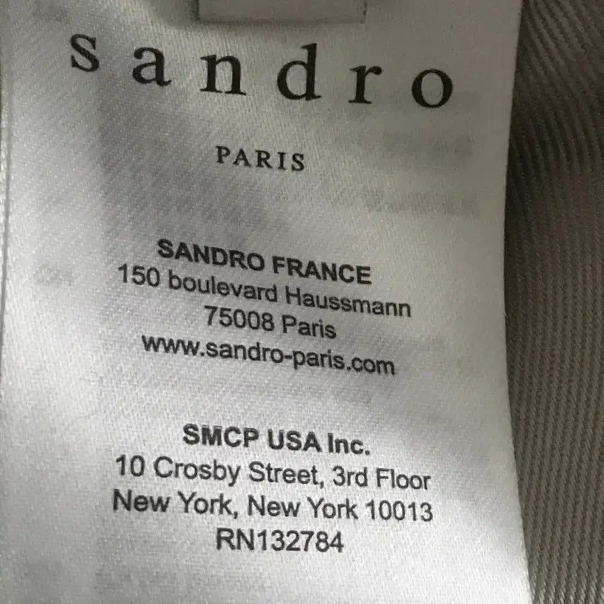 [BUNJANG] Sandro Check Trench Coat Long Jacket / 산드로 체크 트랜치 코트 롱자켓 34사이즈