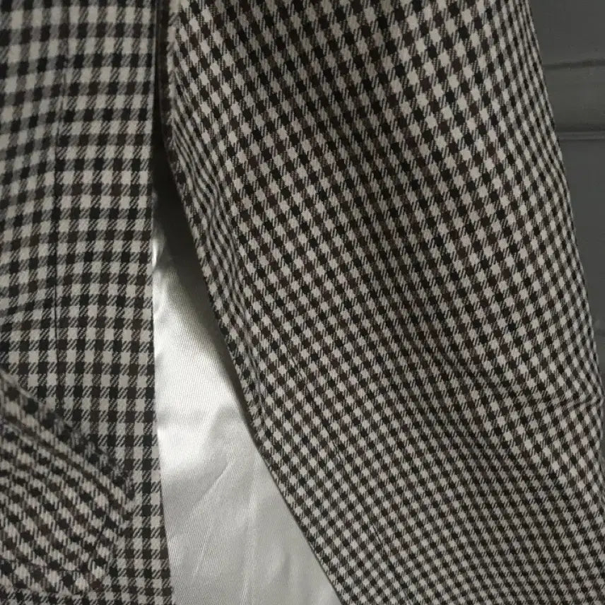 [BUNJANG] Sandro Check Trench Coat Long Jacket / 산드로 체크 트랜치 코트 롱자켓 34사이즈