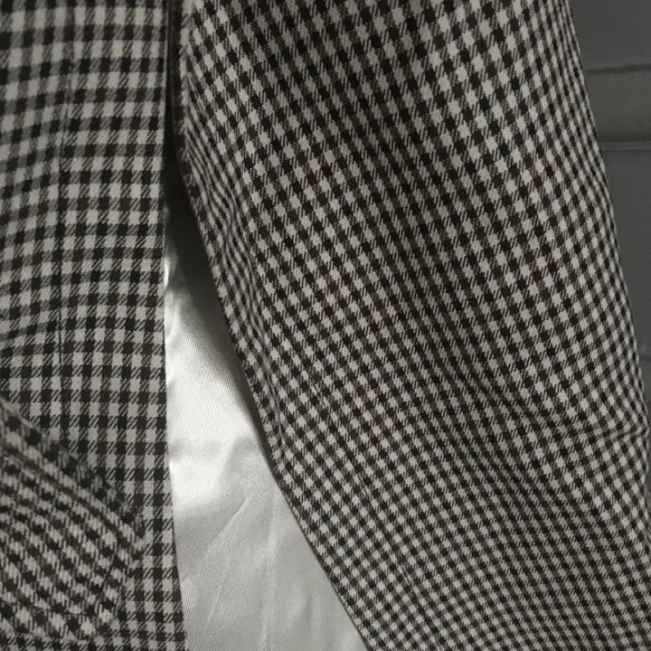 [BUNJANG] Sandro Check Trench Coat Long Jacket / 산드로 체크 트랜치 코트 롱자켓 34사이즈