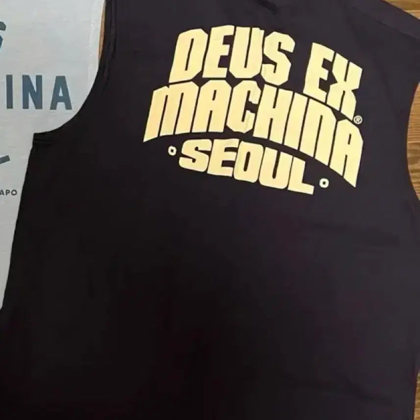 [BUNJANG] Deus Ex Machina Navy Blue Tank Top (M) / 데우스 엑스 마키나 DEUS 나시 (M)