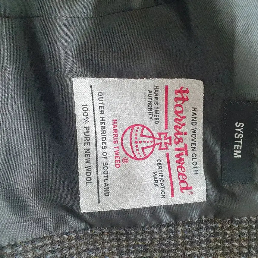 [BUNJANG] SYSTEM Homme Wool Check Jacket / SYSTEM 시스템 옴므모직 체크 자켓