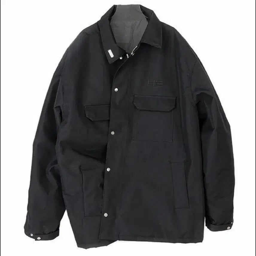 [BUNJANG] HELIOT EMIL Walker Jacket Black / 엘리엇에밋 HELIOT EMIL  워커 자켓 블랙48