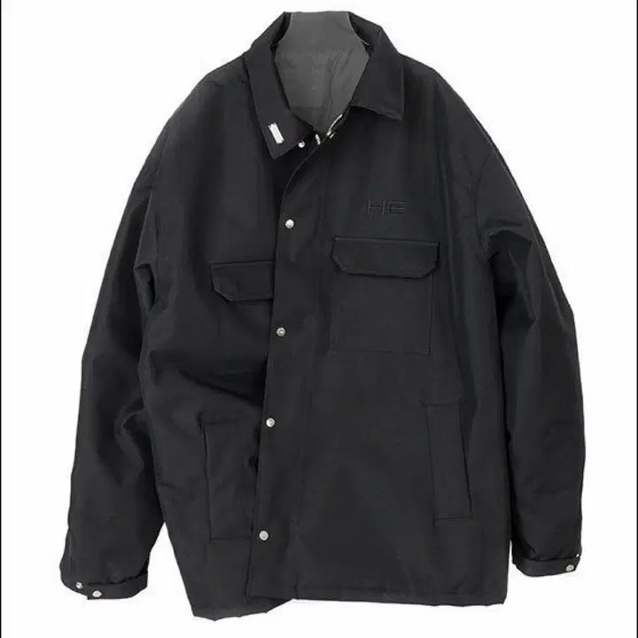 [BUNJANG] HELIOT EMIL Walker Jacket Black / 엘리엇에밋 HELIOT EMIL  워커 자켓 블랙48