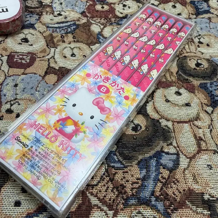 [BUNJANG] Sanrio Hello Kitty Pencil B Set / 고전산리오헬로키티연필B 1케이스