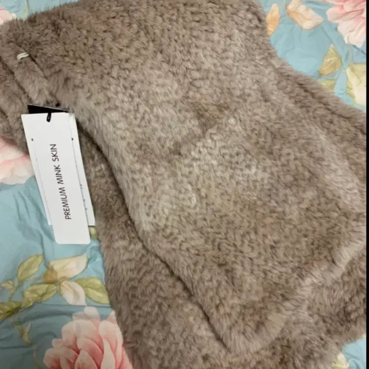 [BUNJANG] Premium Mink Skin Muffler Sapphire Silver Blue / 프리미엄 밍크 스킨 머플러 사파이어 실버블루 100만원대 정가판매제품