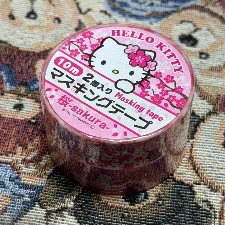 [BUNJANG] Sakura Sanrio Hello Kitty Masking Tape / 산리오헬로키티 x 사쿠라 한정 콜라보 마스킹테이프