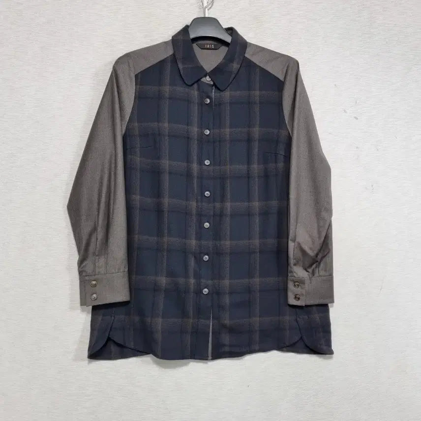 [BUNJANG] Daks Women's Wool Shirt (66) / ㅡ 닥스 봄가을 모직 셔츠 여66ㅡ0213