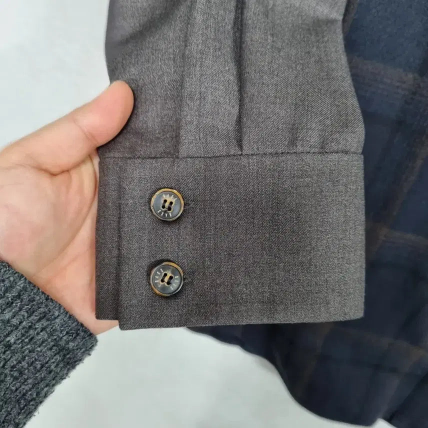 [BUNJANG] Daks Women's Wool Shirt (66) / ㅡ 닥스 봄가을 모직 셔츠 여66ㅡ0213