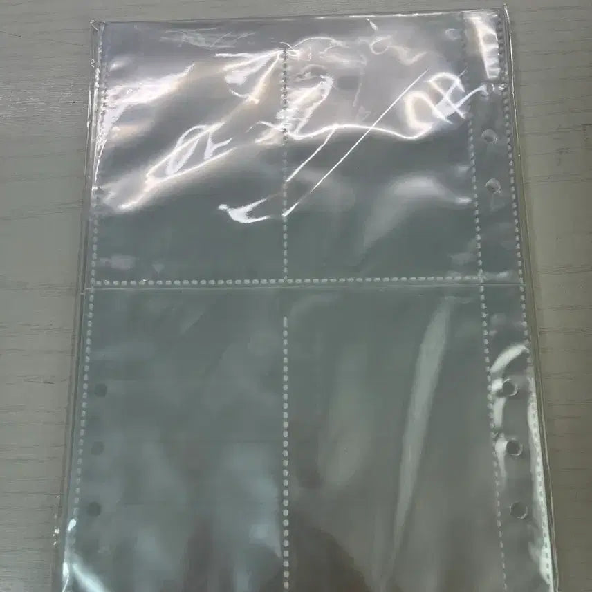 [BUNJANG] 4-Pocket Binder Refill Sheets (20) / A5 6공 바인더 4포켓 속지 양면 20장