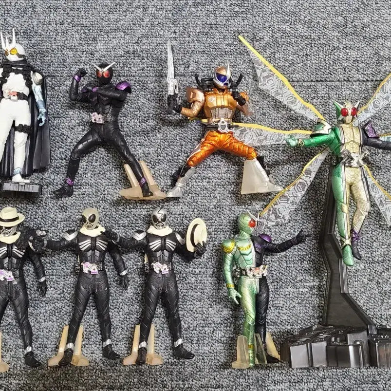 [BUNJANG] Bandai Kamen Rider W Trading Figure Set / 가면라이더 W (더블) 가챠 트레이딩 피규어 8종 일괄