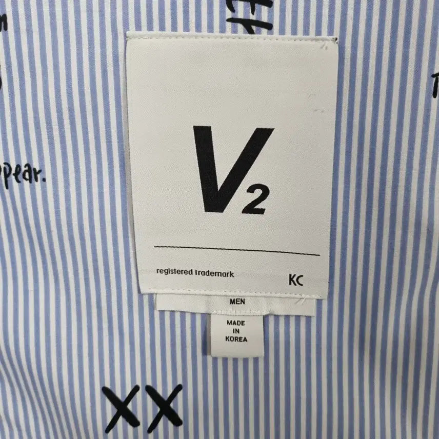 [BUNJANG] V2 Oversized Spring/Autumn Shirt / 새상품 V2 빅사이즈 봄가을 오버핏 남방 남115ㅡ0213