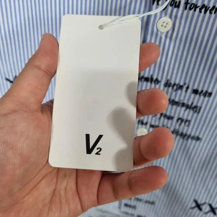 [BUNJANG] V2 Oversized Spring/Autumn Shirt / 새상품 V2 빅사이즈 봄가을 오버핏 남방 남115ㅡ0213