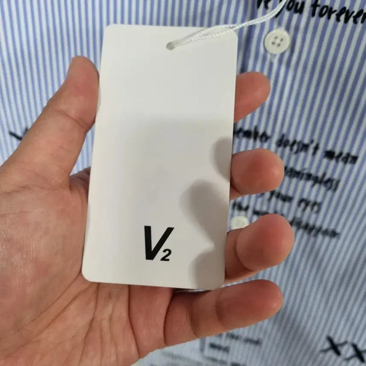 [BUNJANG] V2 Oversized Spring/Autumn Shirt / 새상품 V2 빅사이즈 봄가을 오버핏 남방 남115ㅡ0213