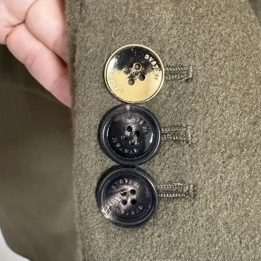 [BUNJANG] SYSTEM Khaki Coat / SYSTEM 시스템 카키색 코트