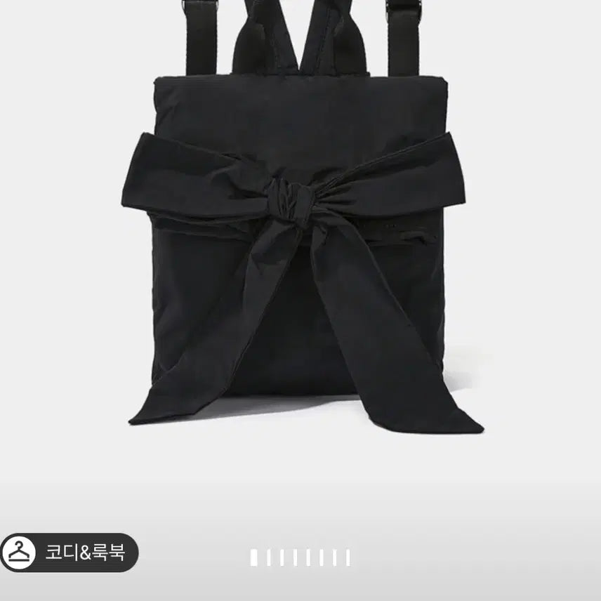 [BUNJANG] OZOC Ribbon Backpack (Beige) / 오즈세컨 리본 백팩 (베이지)